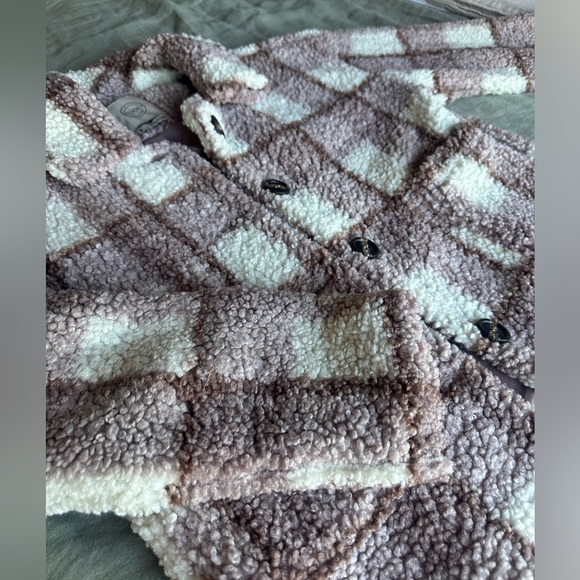 Stoosh Teddy Checkered Jacket - Picture 1 of 4